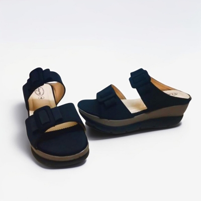 Picture of Rhinestone Hollow High Heeled Sandals for Women - Western Style Footwear Black