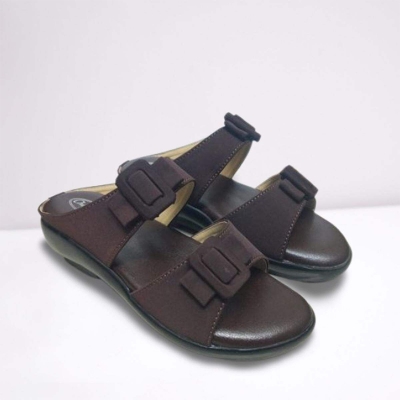 Picture of Exclusive high heeled ladies sandals Coffee