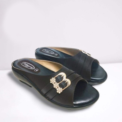 Picture of Exclusive high heeled ladies sandals Coffee