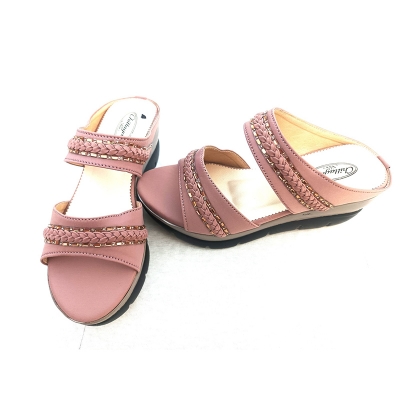 Picture of Exclusive High Heeled Ladies Sandals Shoe For Women Pink