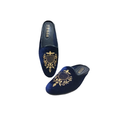 Picture of Half Shoe Casual Loafer For Men Blue