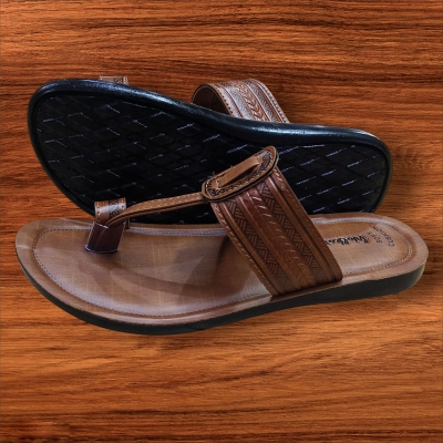 Picture of Artificial Leather Fashionable  Men's Outdoor Sandals Multicolor