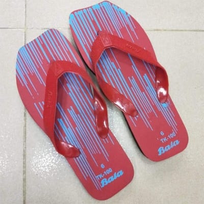 Picture of Bala home slippers male non-slip summer wear rubber slipper Multicolor