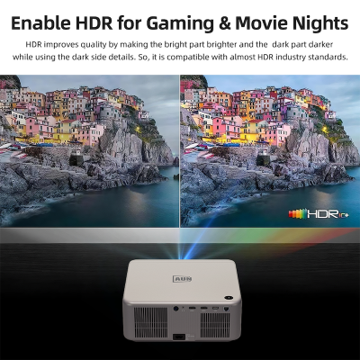 Picture of AUN U002 Pro TOF Laser Auto Focus Dustproof Android 13 Projector ROM 32GB 3D MINI Theater Online Movie Full HD 1080P LED 4K Support Video Projector Home Cinema