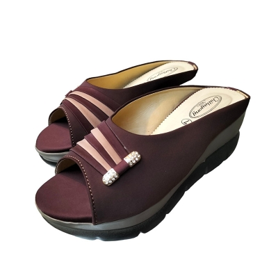 Picture of Exclusive High Heeled Ladies Sandals Shoe For Women Multicolor