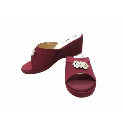 Picture of Ladies Fashion Hill Sandal Red