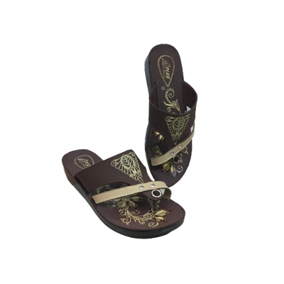 Picture of Smart Ladies premium indian Sandal Black
