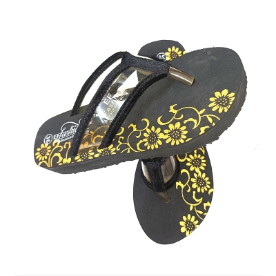 Picture of Artificial Leather Sandal for Women Black
