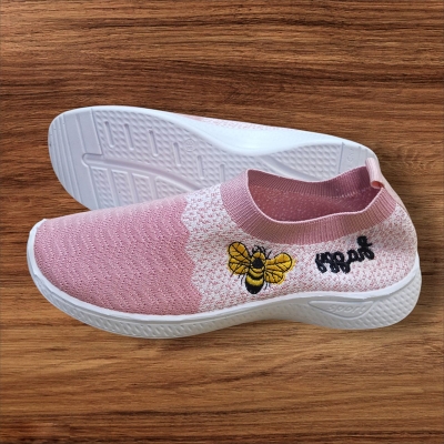 Picture of Slip-On Cotton Casual Walking Stripe Soft Shoes Multicolor