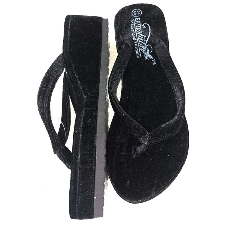 Picture of Ladies Fashion Flip Flop Sandal Black