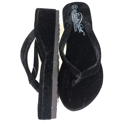 Picture of Ladies Fashion Flip Flop Sandal Black