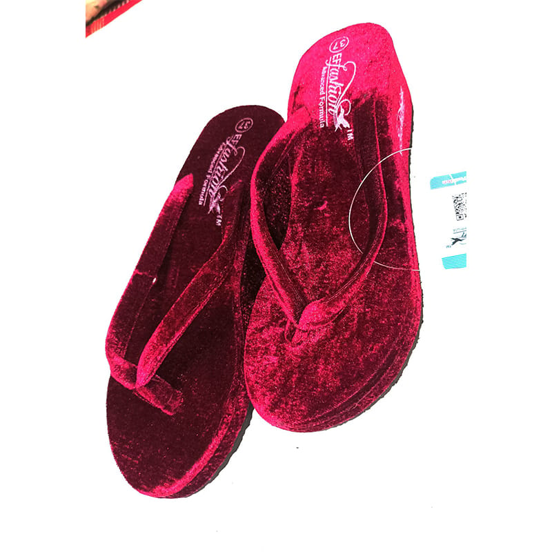Picture of Ladies Fashion Flip Flop Sandal Red