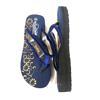 Picture of Artificial Leather Sandal for Women Blue