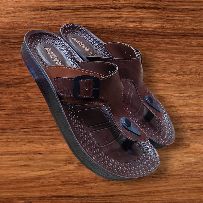Picture of Active PU Casual Buckle Chappal Sandale for Men Multicolor