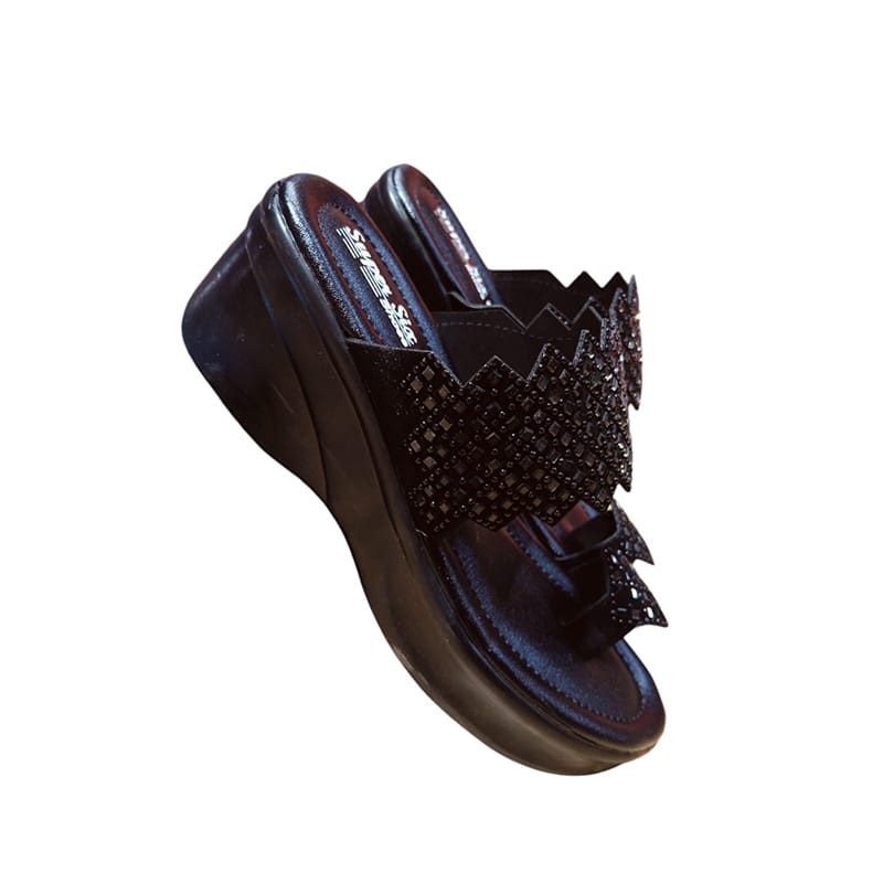 Picture of Exclusive high heeled ladies sandals Black