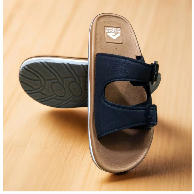 Picture of Adda men's buckle sandals for office & casual wear Multicolor