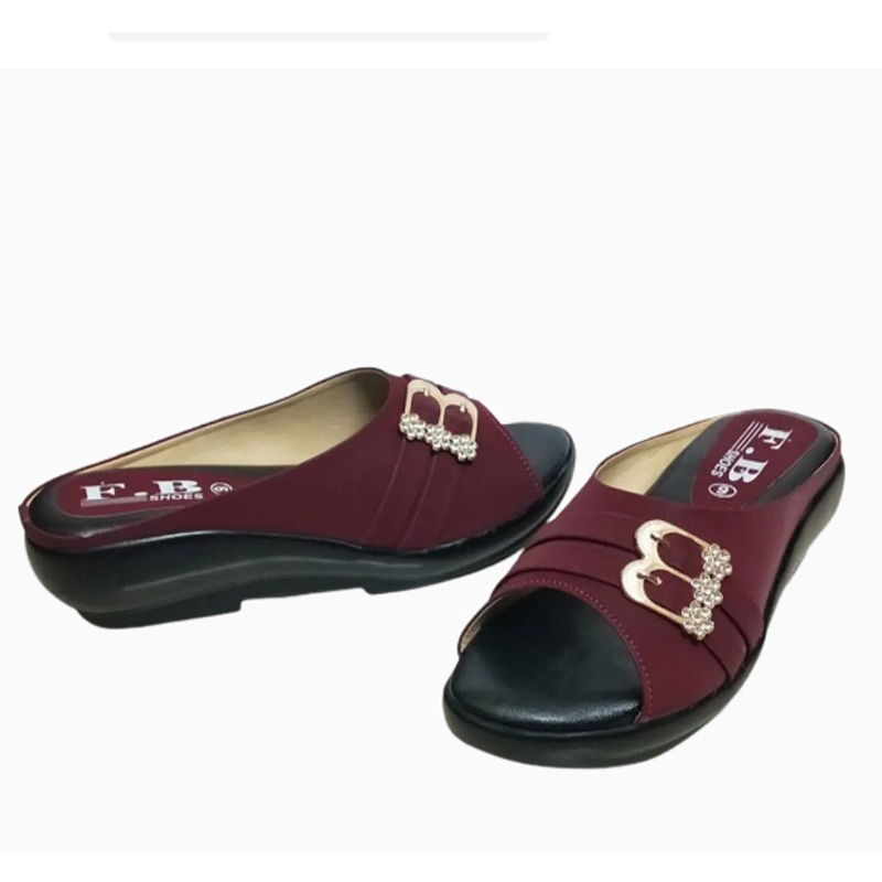 Picture of Exclusive high heeled ladies sandals Maroon