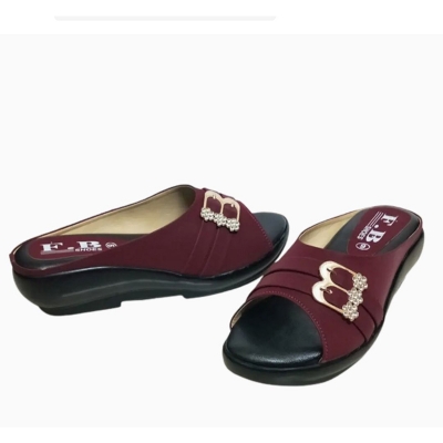 Picture of Exclusive high heeled ladies sandals Maroon