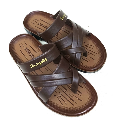 Picture of Artificial Leather Fashionable  Men's Outdoor Sandals Brown