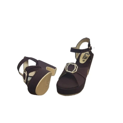 Picture of Eid Exclusive high heeled belt ladies sandals Coffee
