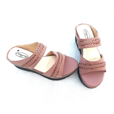 Picture of Exclusive High Heeled Ladies Sandals Shoe For Women Pink