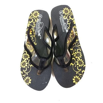Picture of Artificial Leather Sandal for Women Black