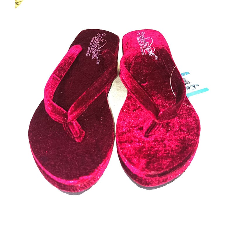Picture of Ladies Fashion Flip Flop Sandal Red