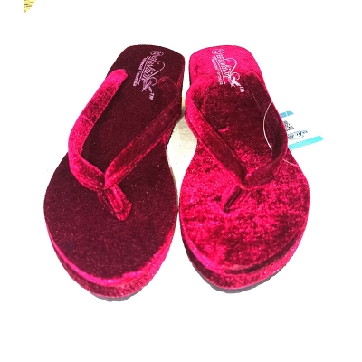 Picture of Ladies Fashion Flip Flop Sandal Red