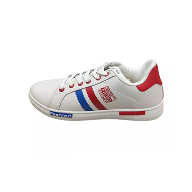 Picture of Panda Men's Fashionable Casual White Sneakers - Shoe for Men Red White