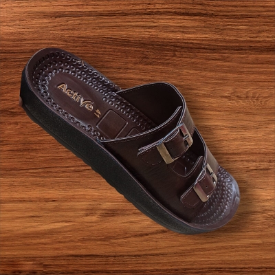 Picture of Active PU Casual Buckle Chappal Sandale for Men Multicolor