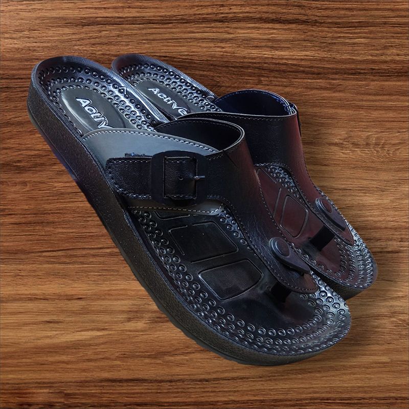 Picture of Active PU Casual Buckle Chappal Sandale for Men Multicolor