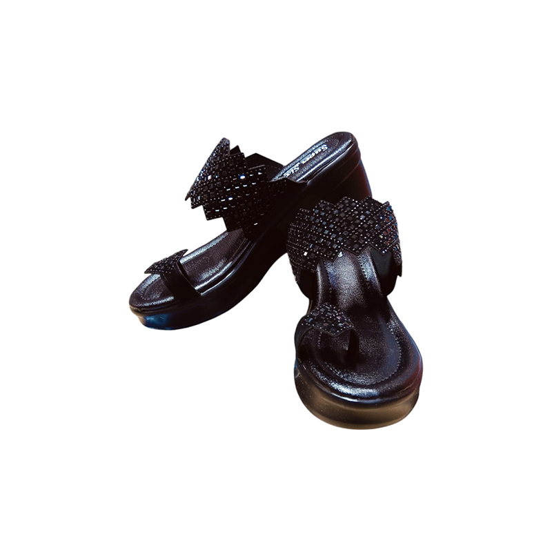 Picture of Exclusive high heeled ladies sandals Black