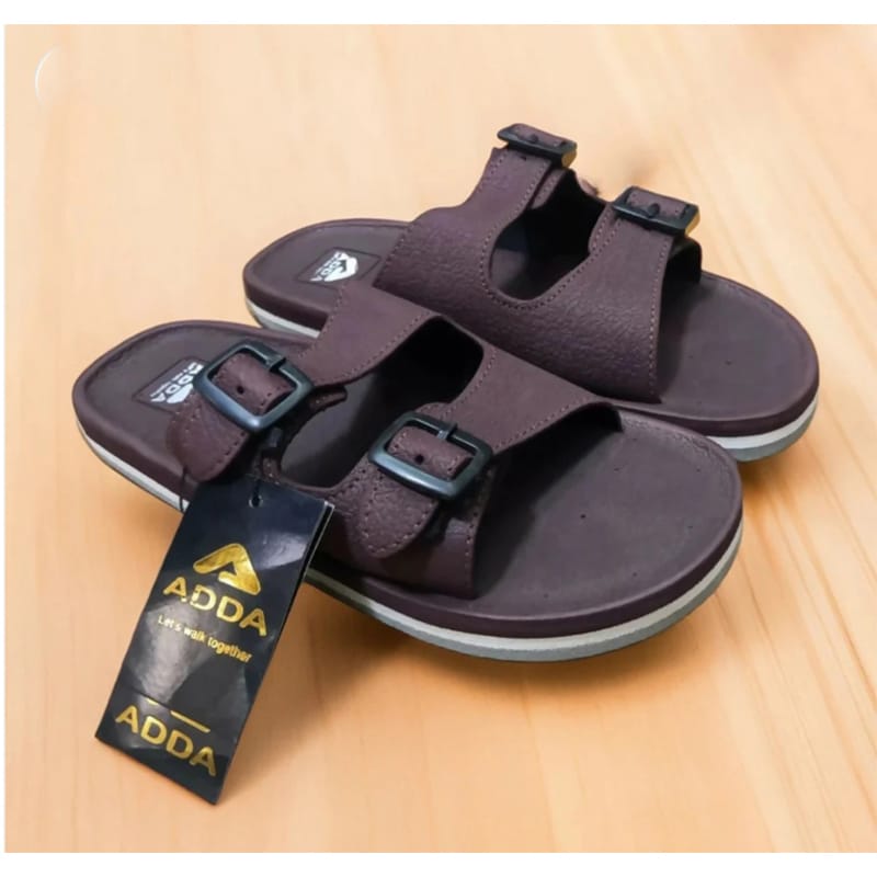 Picture of Adda men's buckle sandals for office & casual wear Multicolor