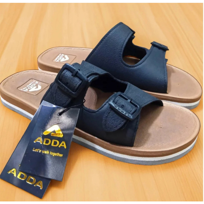 Picture of Adda men's buckle sandals for office & casual wear Multicolor