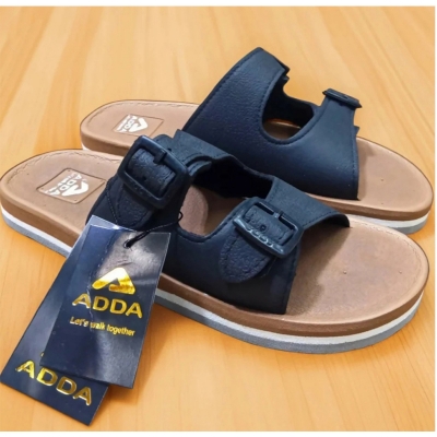 Picture of Adda men's buckle sandals for office & casual wear Multicolor