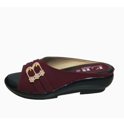 Picture of Exclusive high heeled ladies sandals Maroon