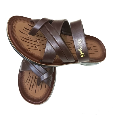 Picture of Artificial Leather Fashionable  Men's Outdoor Sandals Brown