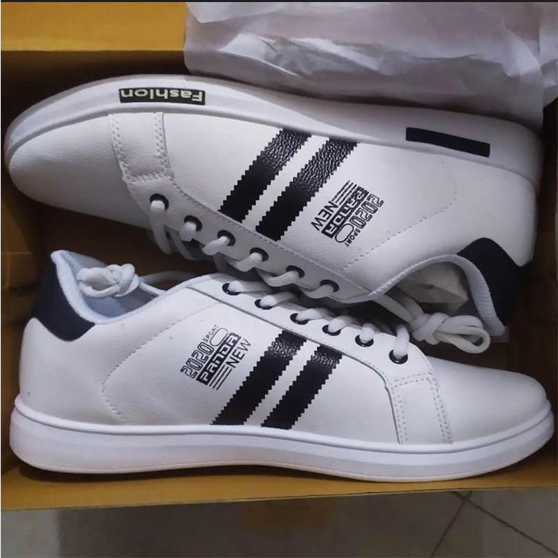 Picture of Panda Fashionable Casual White Sneakers for Men White