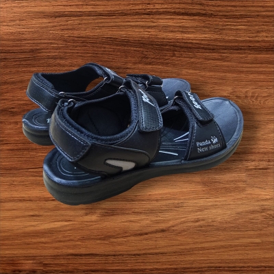 Picture of New Panda comfortable Boys Sandals Black