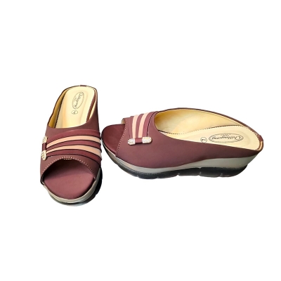 Picture of Exclusive High Heeled Ladies Sandals Shoe For Women Multicolor