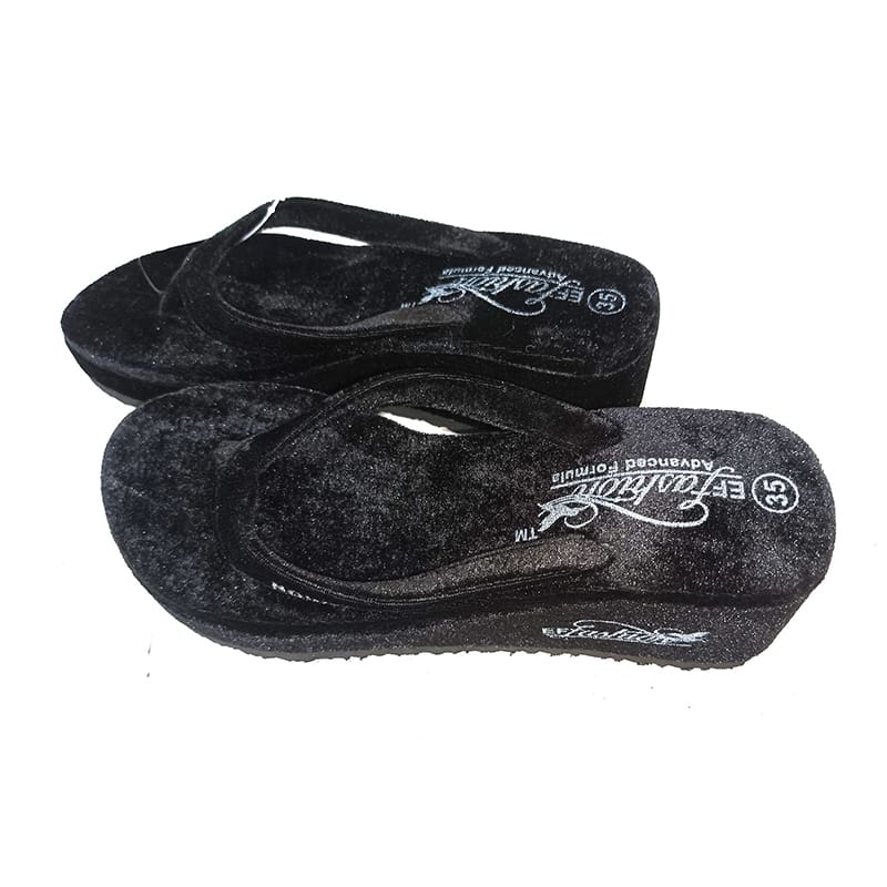 Picture of Ladies Fashion Flip Flop Sandal Black
