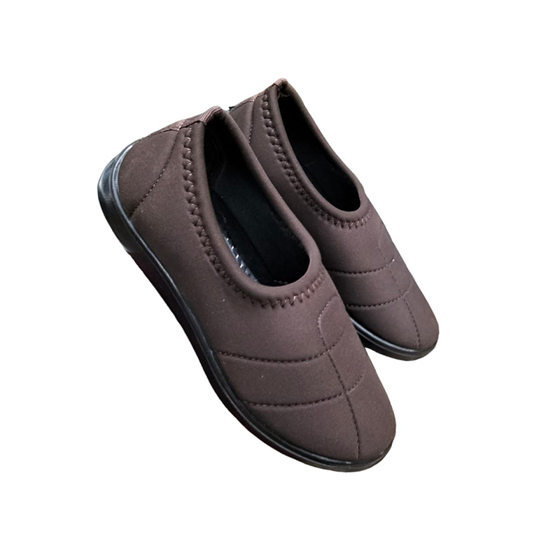 Picture of Slip-On Cotton Casual Walking Stripe Soft Shoes Multicolor