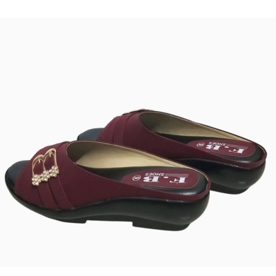 Picture of Exclusive high heeled ladies sandals Maroon