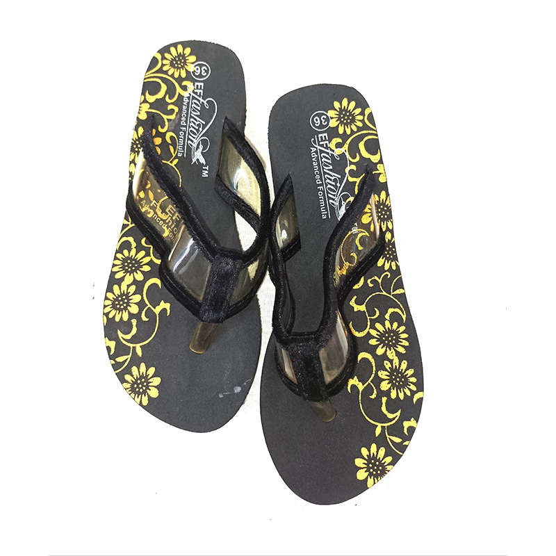 Picture of Artificial Leather Sandal for Women Black