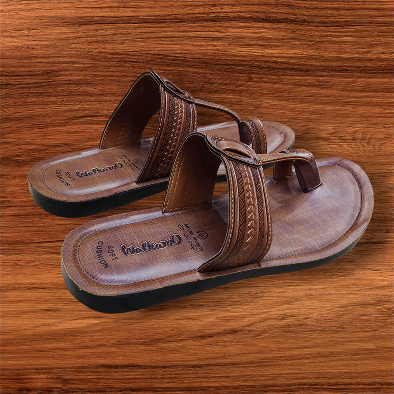 Picture of Artificial Leather Fashionable  Men's Outdoor Sandals Multicolor