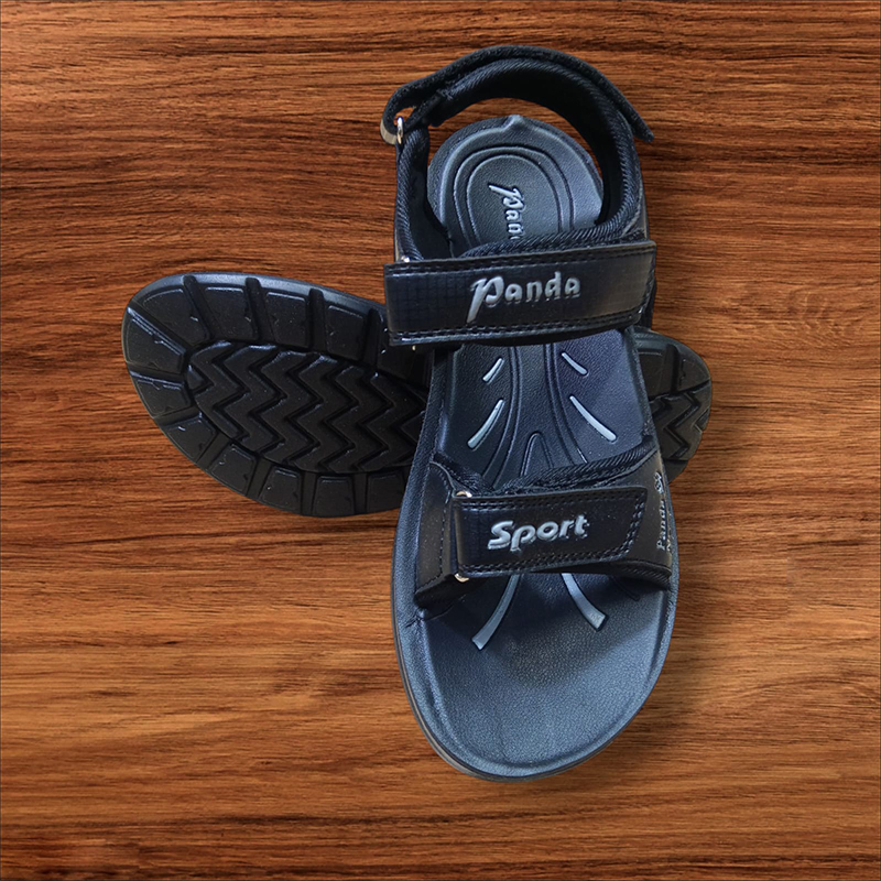 Picture of New Panda comfortable Boys Sandals Black