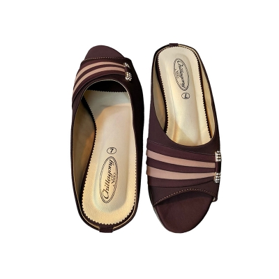 Picture of Exclusive High Heeled Ladies Sandals Shoe For Women Multicolor