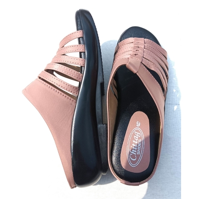 Picture of Comfortable high heeled  female sandals Pink
