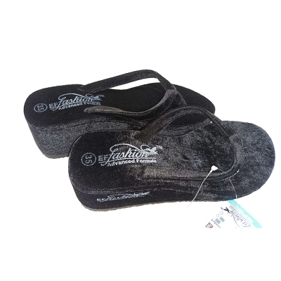 Picture of Ladies Fashion Flip Flop Sandal Black