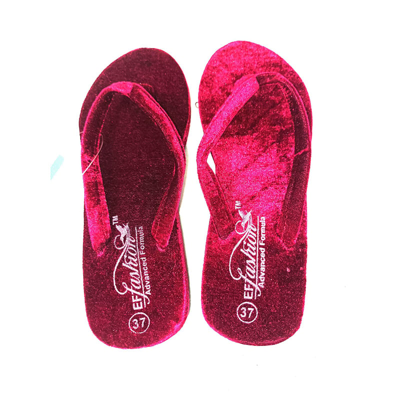 Picture of Ladies Fashion Flip Flop Sandal Red